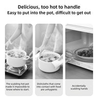 2-Piece Mini Silicone Heat-Resistant Gloves, High-Temperature Resistant, Ideal for Baking, Cooking, and Grilling (Pink)