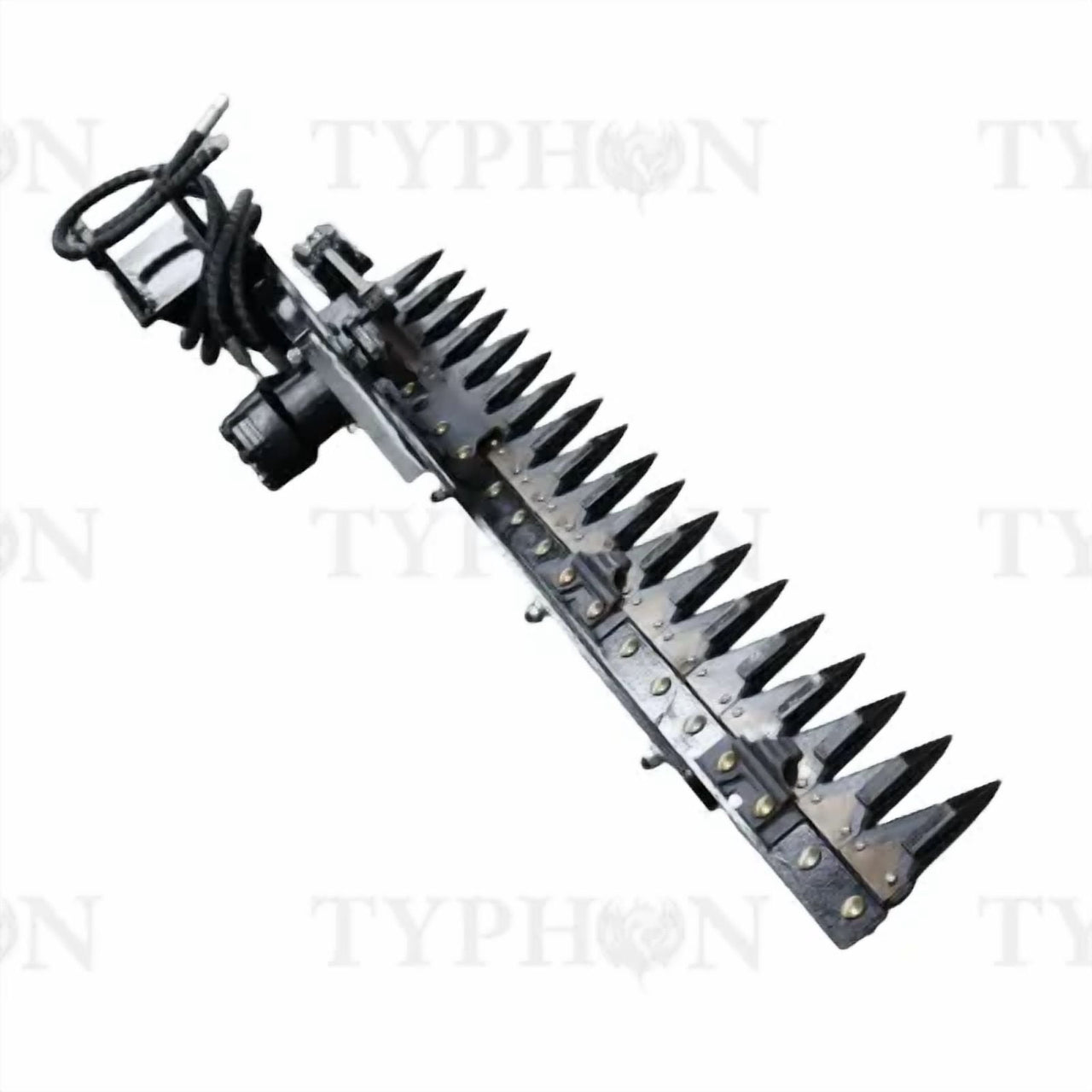 TYPHON Hedge Trimmer Steel Attachment for 2–3 Ton TERROR XXV Mini Excavators
