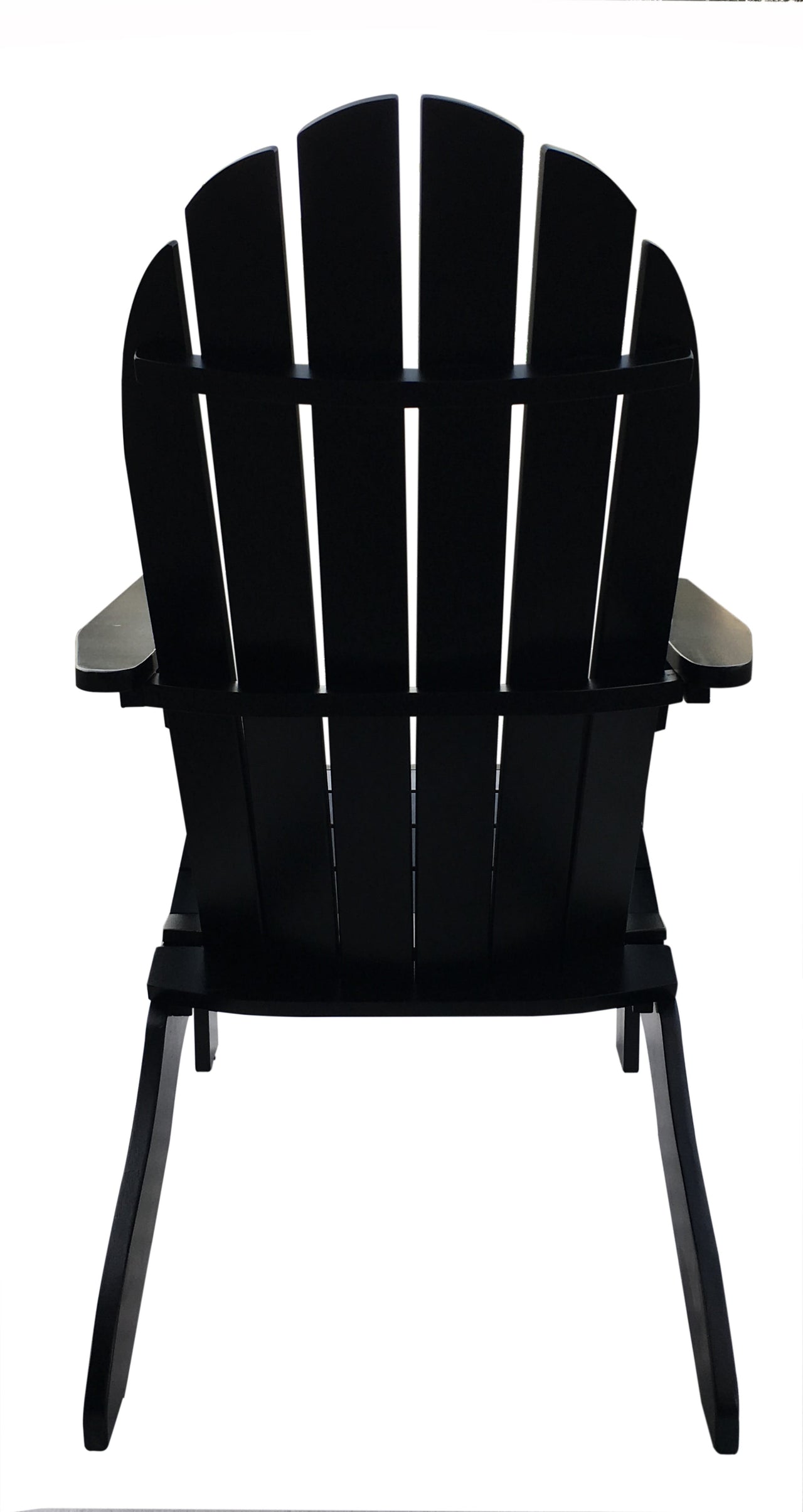 Mainstays Wood Outdoor Adirondack Chair, Black