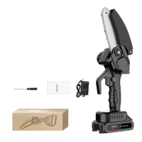 figatia Mini Sawing Machine, Handheld Chain Saw ,Chain Tool ,Small Pruning Shears Electric Sawing Machine for Pruning Logging, Trimming Household