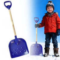 Heavy-Duty Snow & Sand Shovel | Durable Outdoor Tool | Multi-Purpose Beach/Winter Shovel with Non-Toxic Ergonomic Design | Ideal for Snow, Sand, and Outdoor Play, Blue, Snow Shovel
