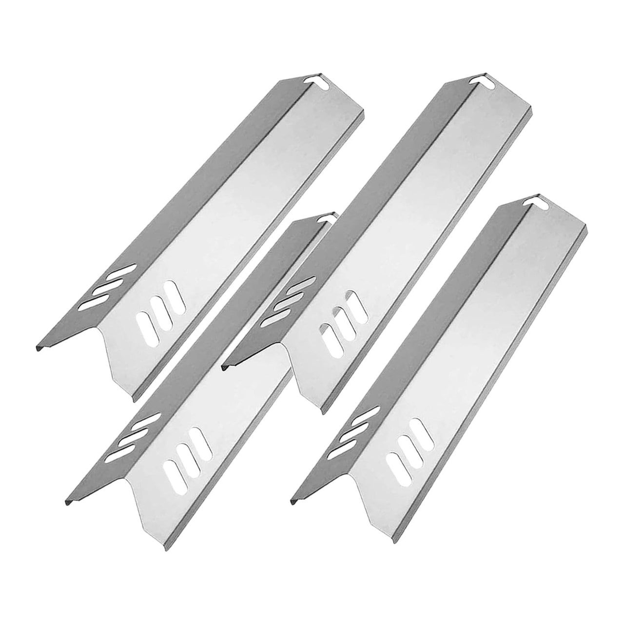 Colaxi 4 Pieces Grill Heat Tents 15 inch Fire Barrier Enamel Heat Plate for Camping