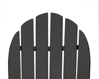 Mainstays Wood Outdoor Adirondack Chair, Black