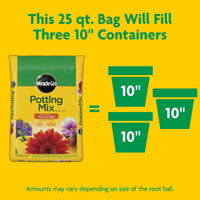 Miracle-Gro Potting Mix, For Indoor or Outdoor Potted Plants, Flowers, Shrubs, 25 qt.
