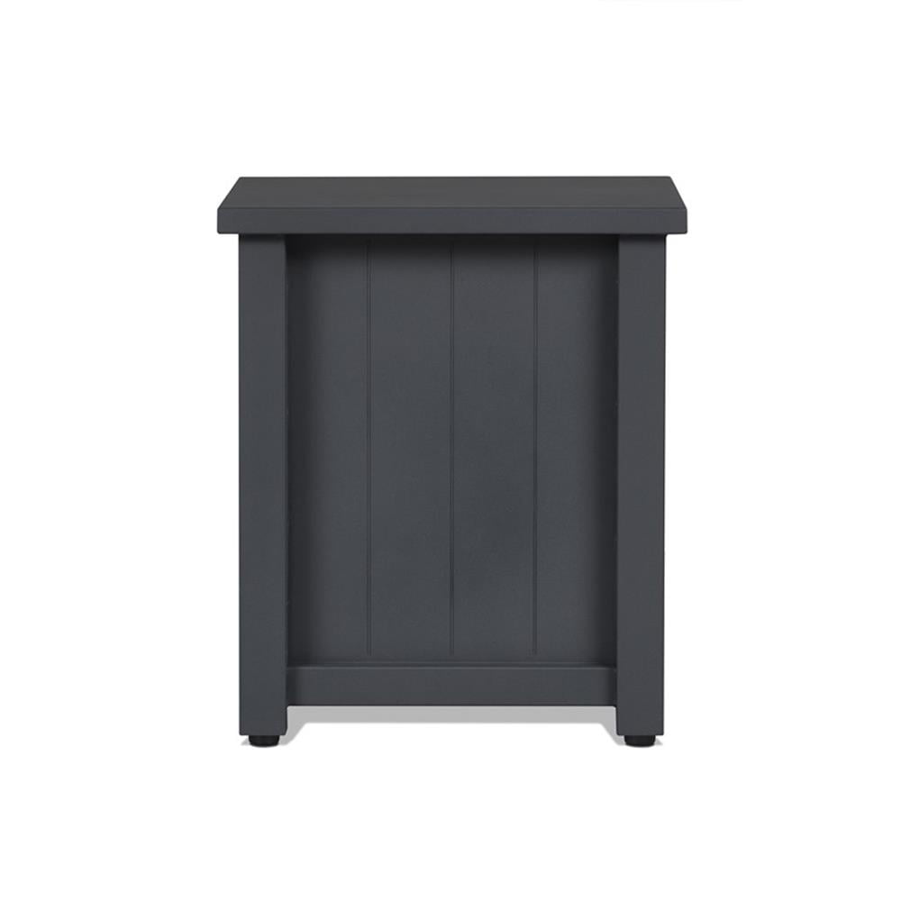 Afuera Living Modern Metal/Plastic Propane Tank Cover in Gray