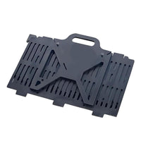 CarpNettore Barbecue Grill Camping Charcoal Grill Lightweight Ventilation Grilling Barbecue Rack for Household Backyard Picnics Farmhouse