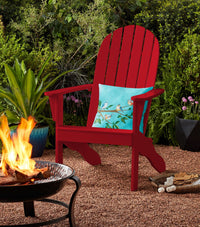 Mainstays Wood Outdoor Adirondack Chair, Black