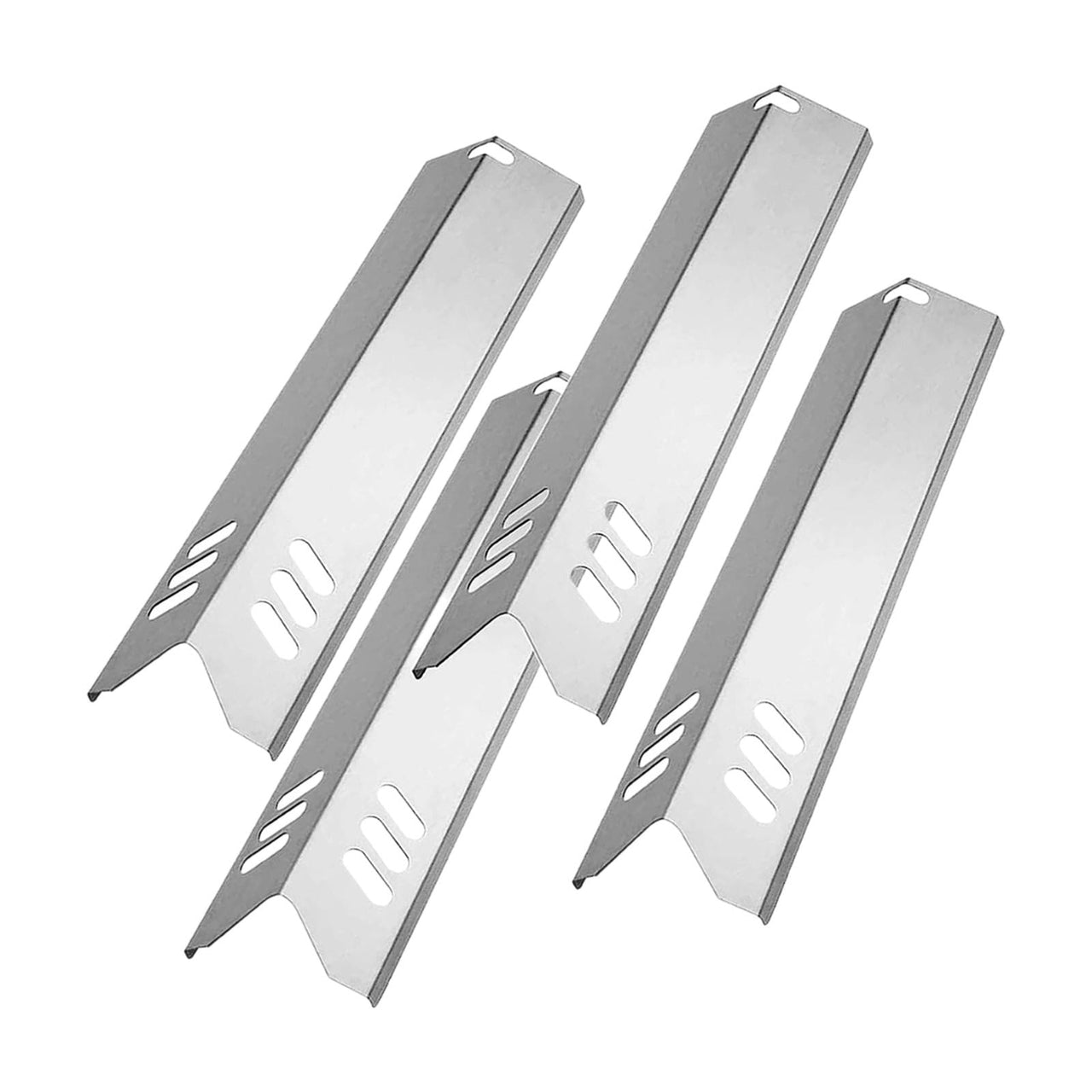 Colaxi 4 Pieces Grill Heat Tents 15 inch Fire Barrier Enamel Heat Plate for Camping
