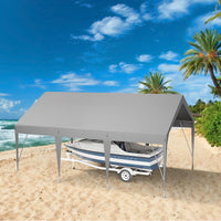 Carport Heavy Duty Car Canopy UV Resistant Waterproof Portable Garage for Car, Boat, Party, Storage Shed