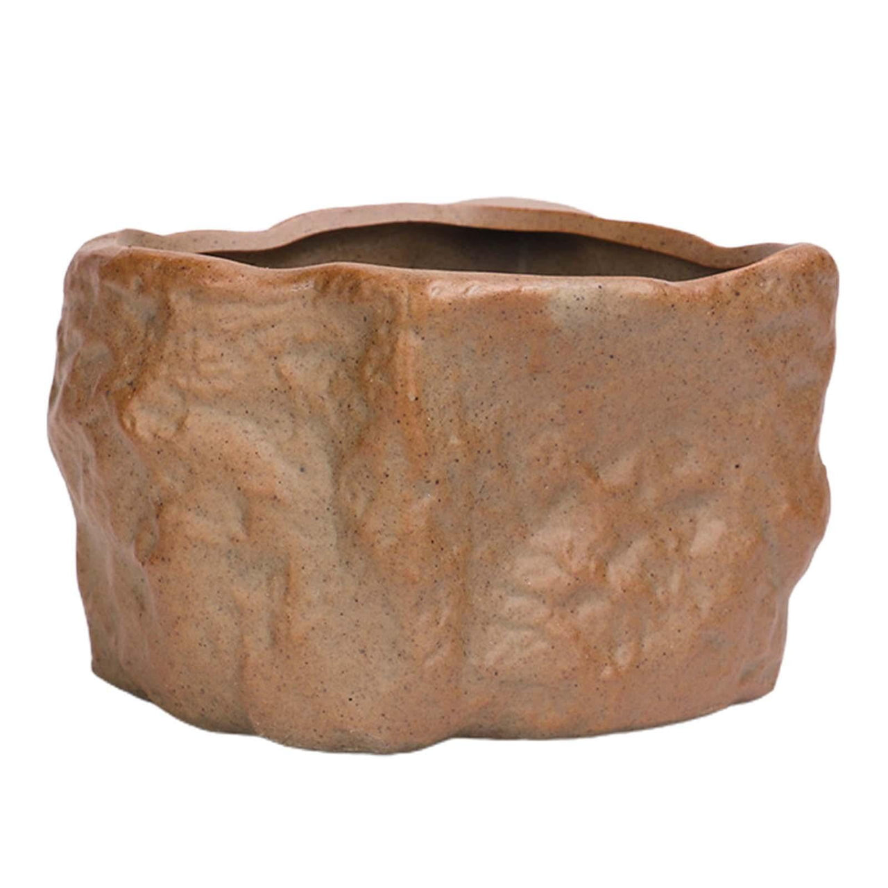 Ceramic Pot Plants Growing Pot Modern Style Planter with Drainage Hole Bonsai Plants Pot for Home Outdoor Desk Festival Decoration Style B and Large