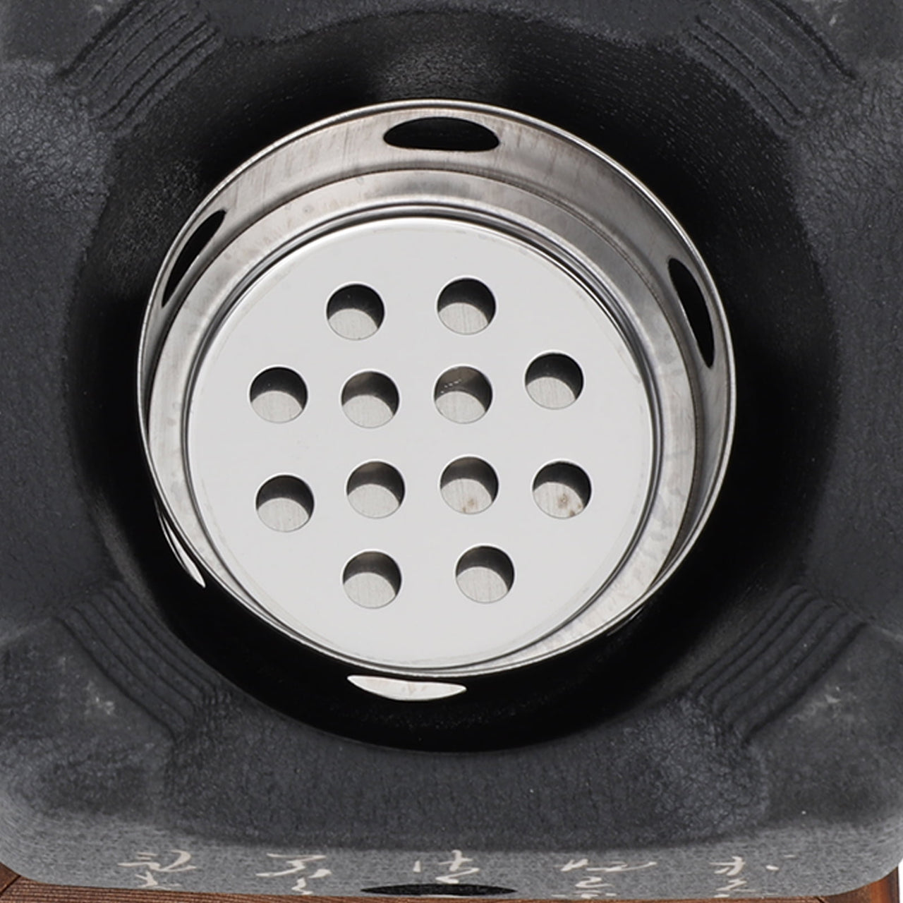 Japanese Script Food Charcoal Stove Multi Functional Fast Heating Mini Portable Barbecue for Grilling Family Large Square 5.9 X 5.3in