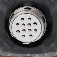 Japanese Script Food Charcoal Stove Multi Functional Fast Heating Mini Portable Barbecue for Grilling Family Large Square 5.9 X 5.3in