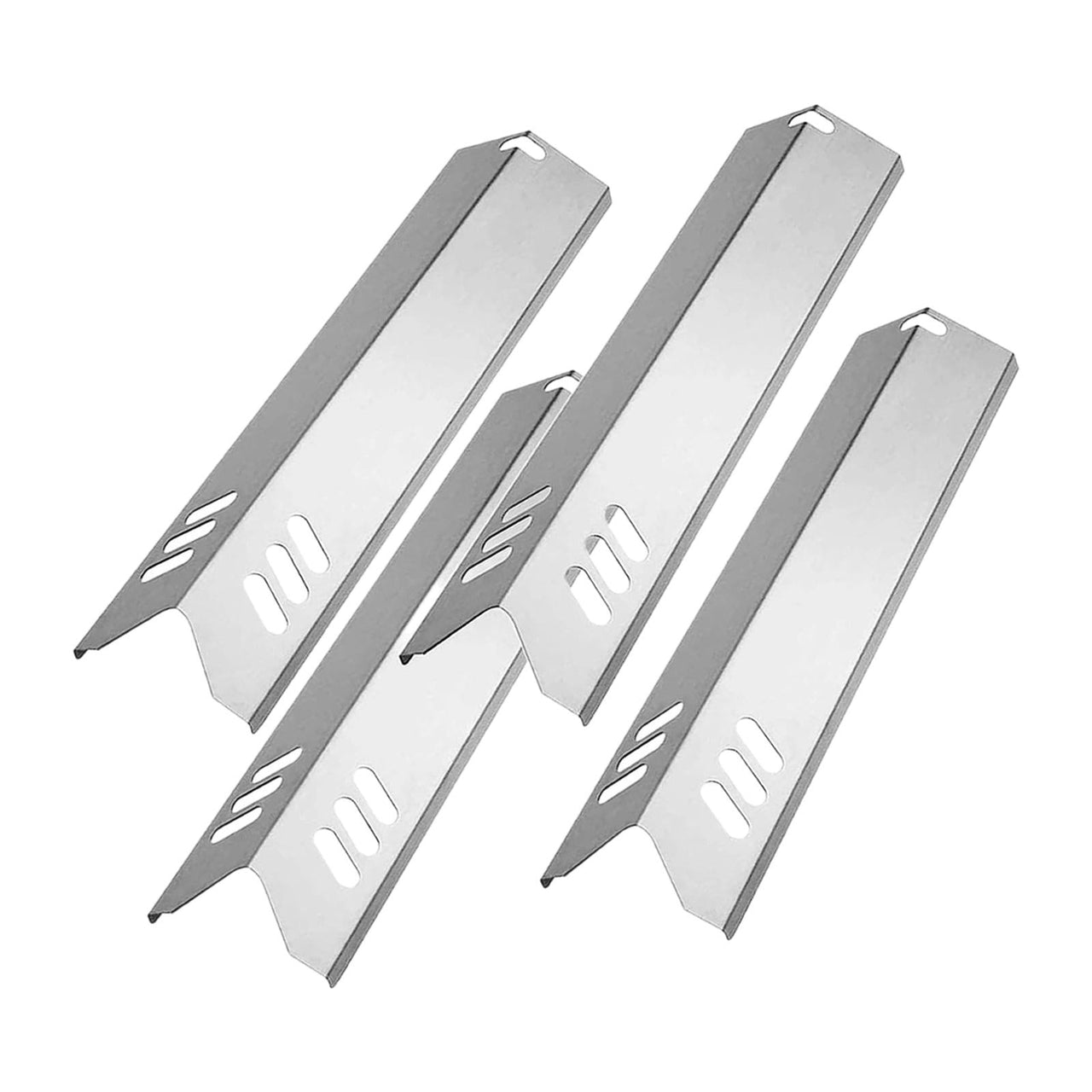 Colaxi 4 Pieces Grill Heat Tents 15 inch Fire Barrier Enamel Heat Plate for Camping