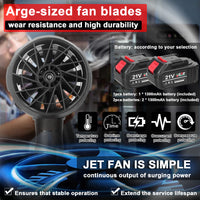 Violent Fan,Motor Ducted Violent Fan Turbofan Duct Portable Blower Tool Brush Motor Ducted Turbofan
