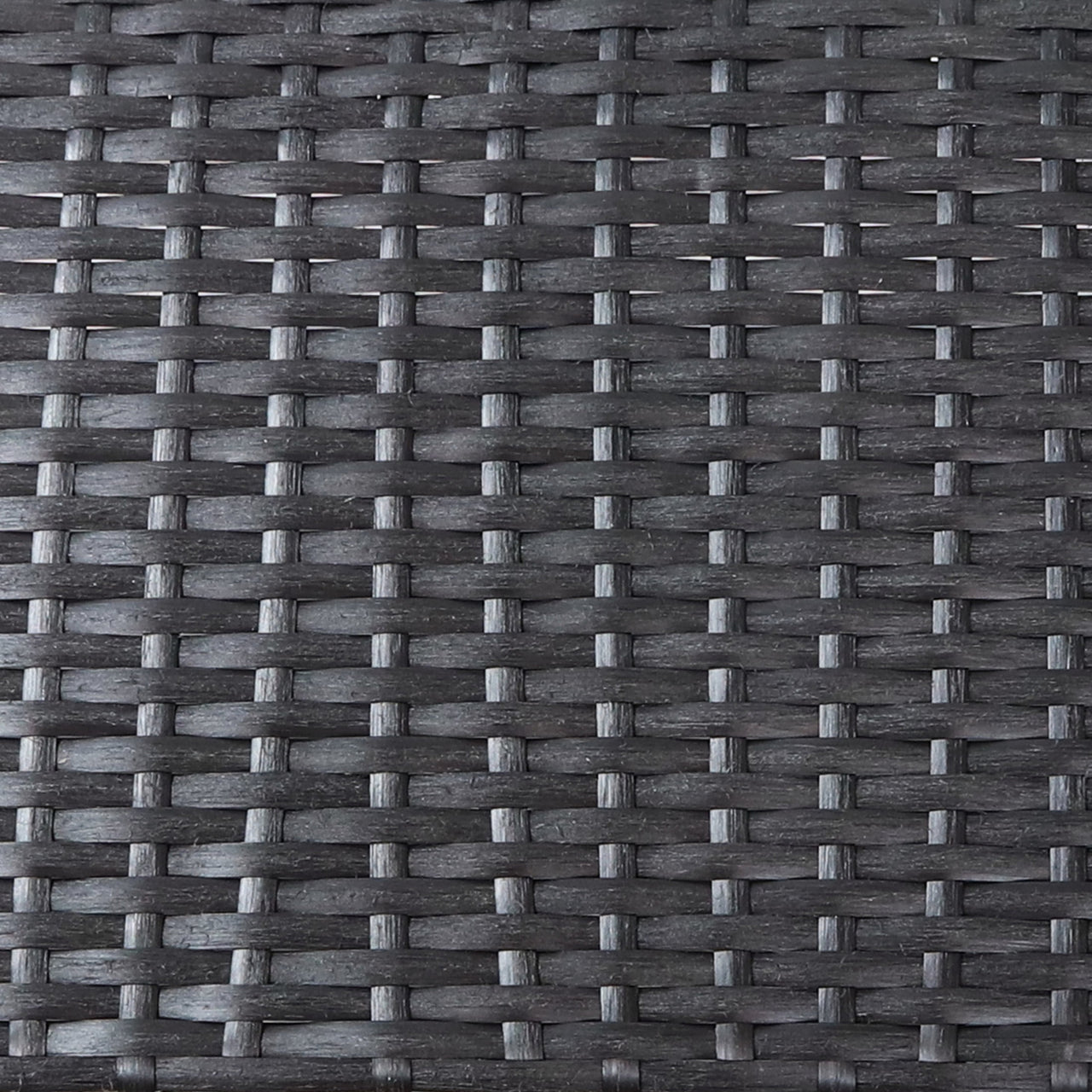 Sunnydaze 21.5" x 11.5" x 9.25" Rectangle Black Polyrattan 2-Section Indoor Planter 2-Count