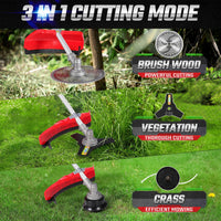 52cc 2-Cycle Weed Wacker Gas Powered, 3-in-1 Gas String Trimmer/Edger, 3T/40T
Brush Cutter 10