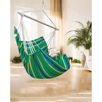 Sunyear Hammock Chair Swing Max 500 lbs with Sturdy Metal Bar & Anti-Slip Safety Rings Swing Chair Outdoor/Indoor Use - Hanging Chair for Bedroom, Patio,  Porch, Deck