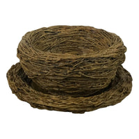 simhoa Bird Nest Flower Planter Pot Flower Arrangement Unique Plant Pot Flower Pots for Balcony Table Shelf Courtyard Home