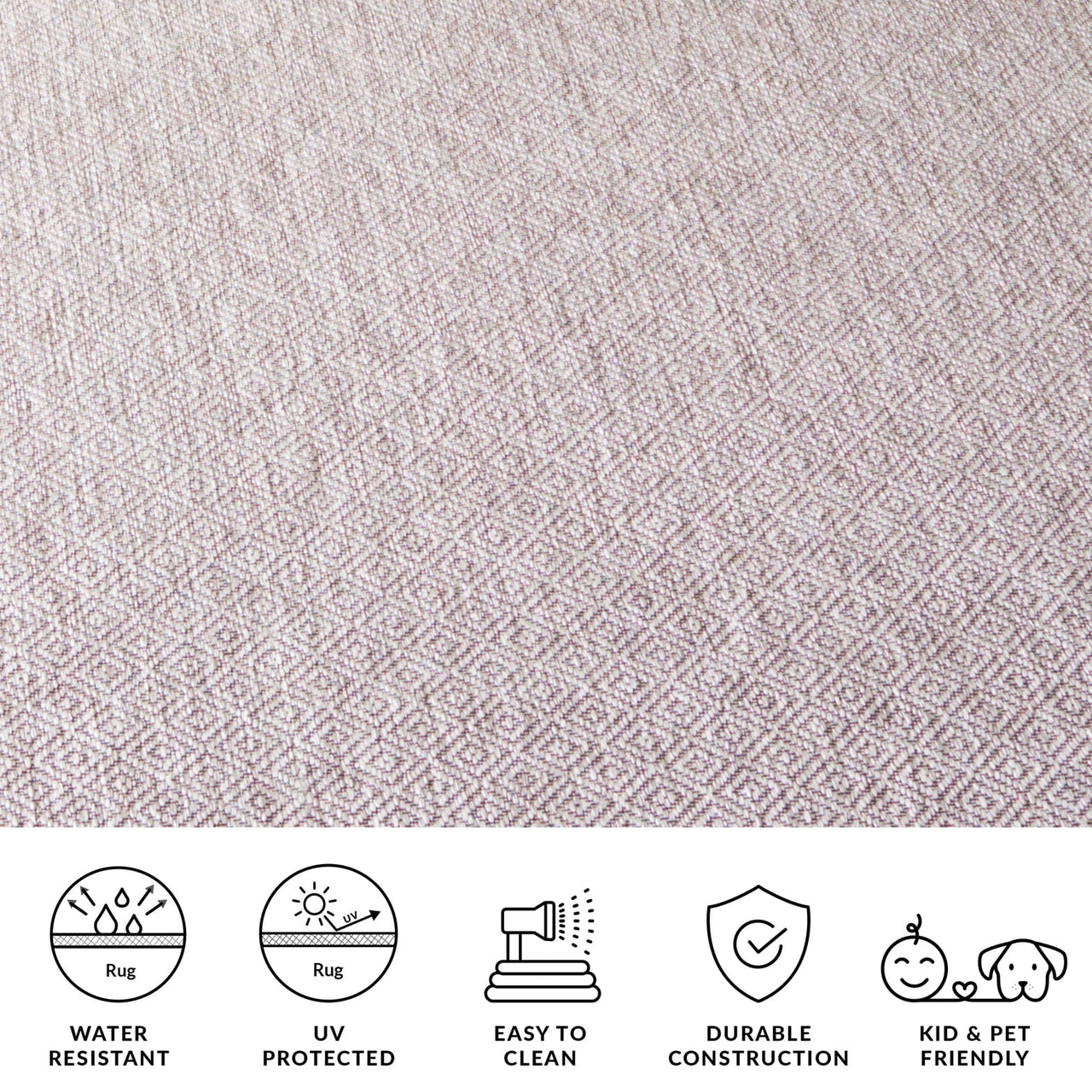 Safavieh Courtyard Mitre Geometric Indoor/Outdoor Area Rug, Beige, 5'3" x 7'7"