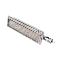 oshhni BBQ Infrared Burner BBQ Grill Searing Burner Easy to Use Professional Metal Replace Gas Heater Burner Sear Burner for Kitchen 33.5cmx10cm