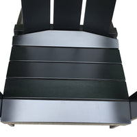 Mainstays Wood Modern Adirondack Chair, Black Color