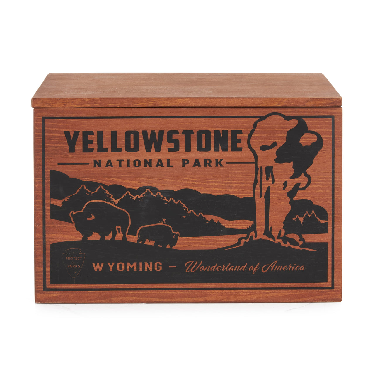 Open Box Better Wood Products Protect the Parks Firestarter Crate, Yellowstone