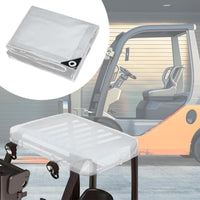 JISADER Forklift Cover 53 x 45 inch Weatherproof Heavy Duty Easy Installation Shield
