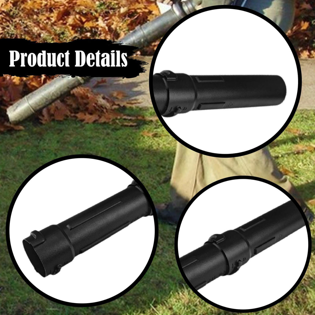CarpNettore Blower Tube 580470001 Portable Multipurpose Replace Parts for Ry38BP 40V Ry40404