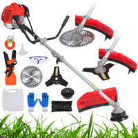 52cc 2-Cycle Weed Wacker Gas Powered, 3-in-1 Gas String Trimmer/Edger, 3T/40T
Brush Cutter 10