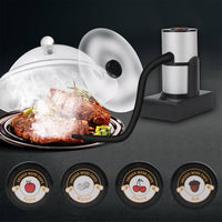 Portable Smoke Infuser Cooking chen indoor and outdoor with Wood Chips & Cleaning Brush Cold Food for Steak indoor and outdoor