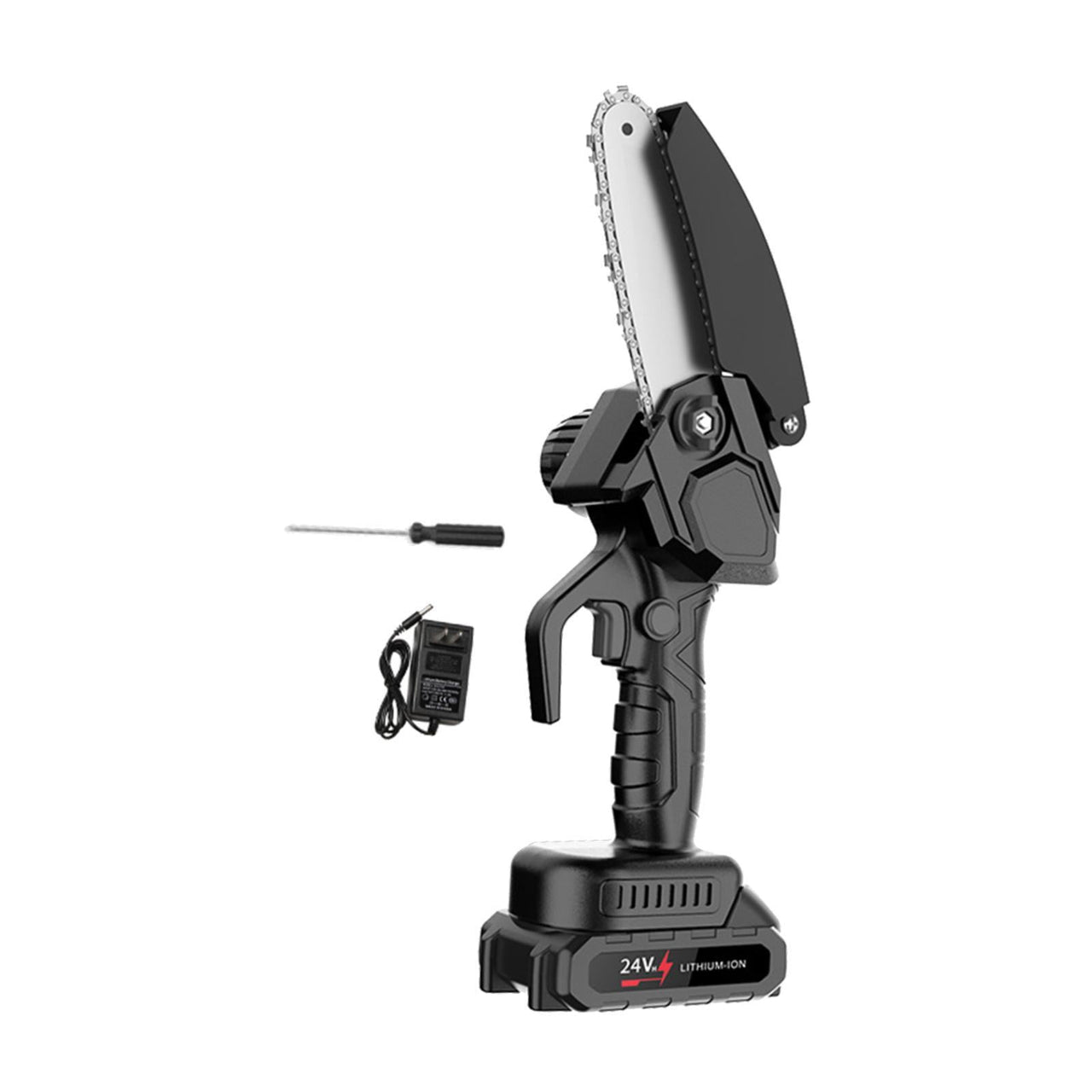 figatia Mini Sawing Machine, Handheld Chain Saw ,Chain Tool ,Small Pruning Shears Electric Sawing Machine for Pruning Logging, Trimming Household