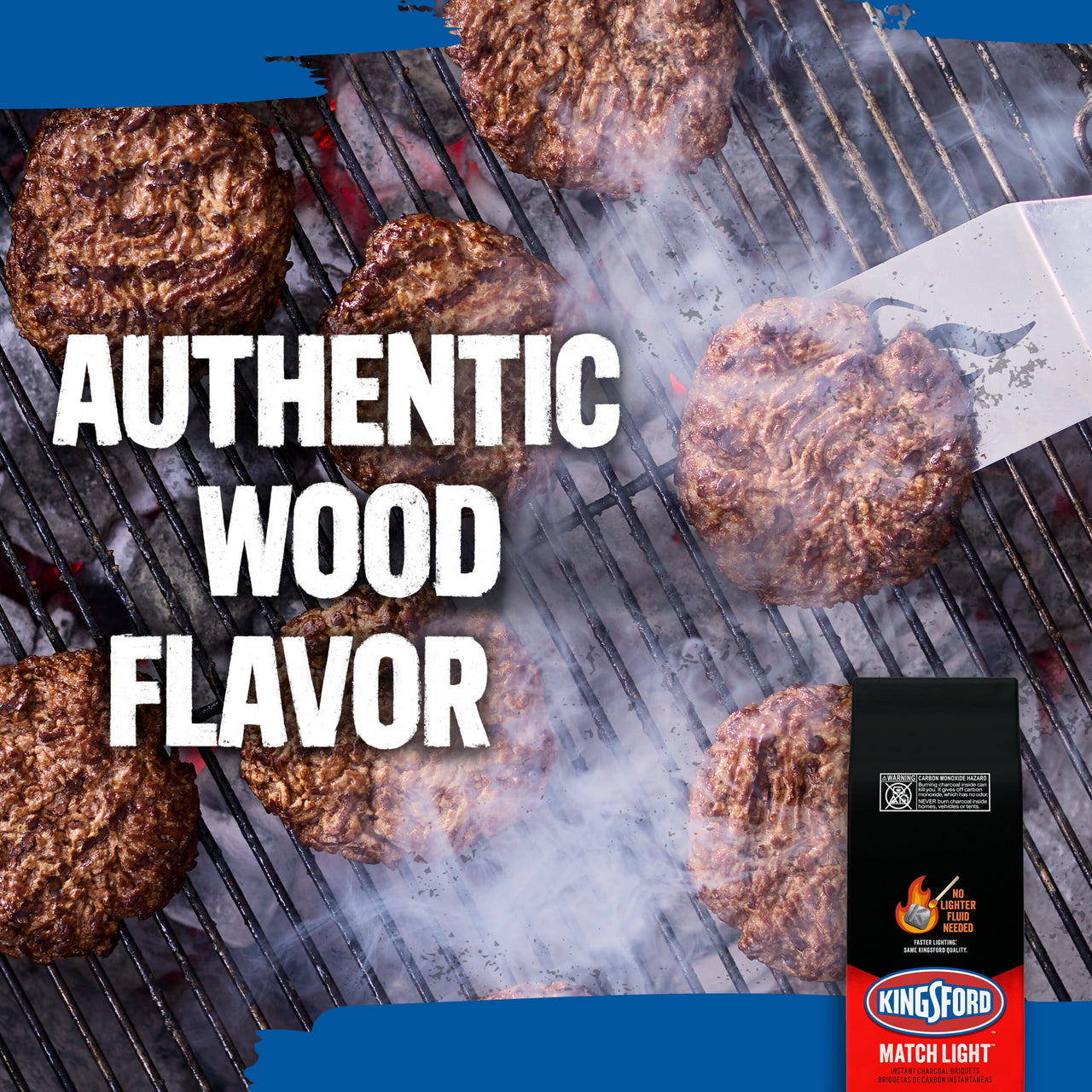Kingsford Match Light Instant Charcoal Briquettes, 12 lbs Each 2-Pack Value Size