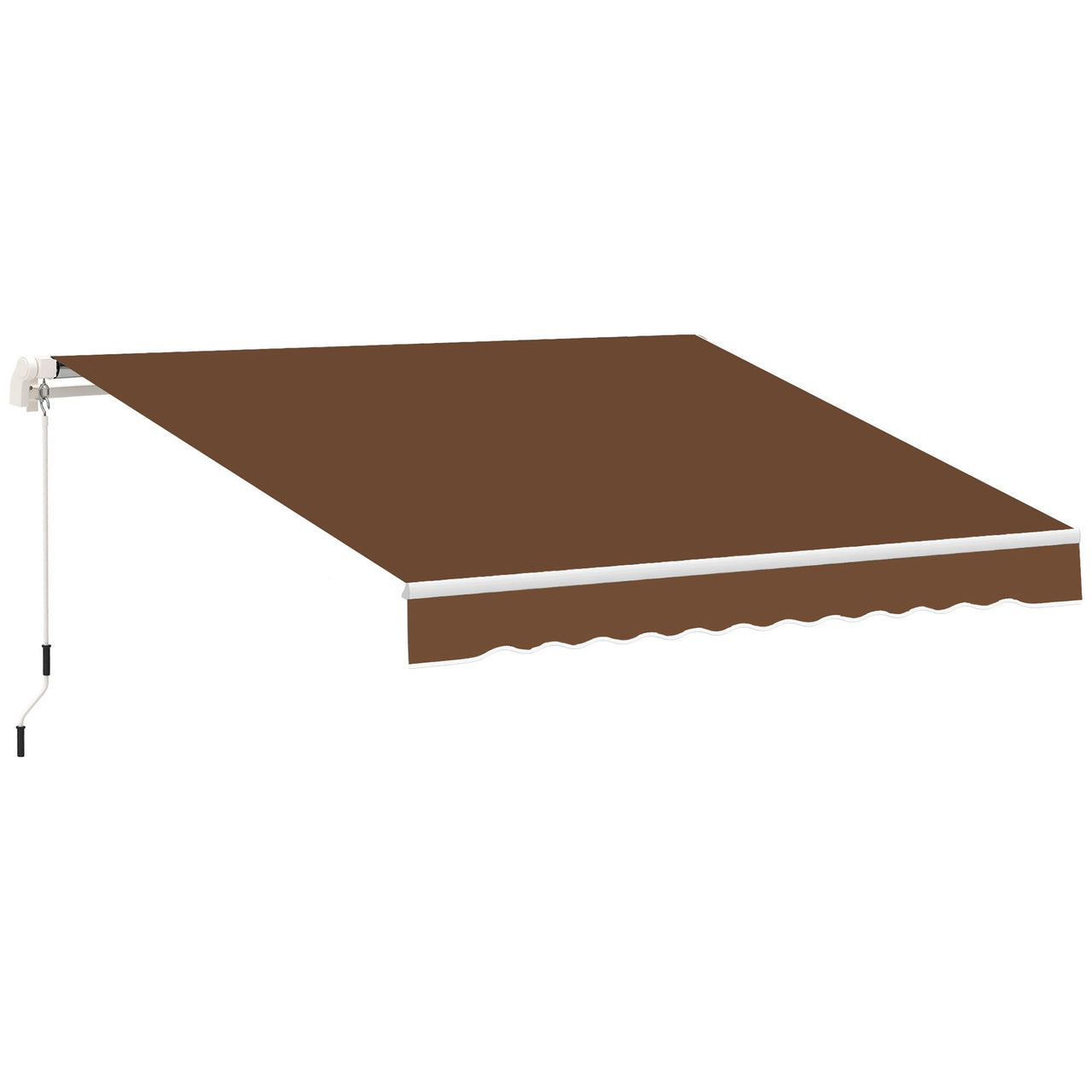 Outsunny 10'x8' Awning Door Canopy Back Outdoor Sun Rain Shade Shelter Cover