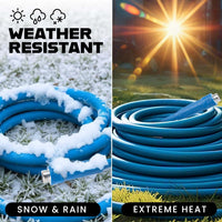 INVICTUS 10Ft Short Garden Hose, 2-Layer Heavy Duty Water Hose 10 Ft x 5/8 in. Flexible, Lightweight, NON Expandable, Kink Resistant, Easy Connect Fittings, 400 PSI