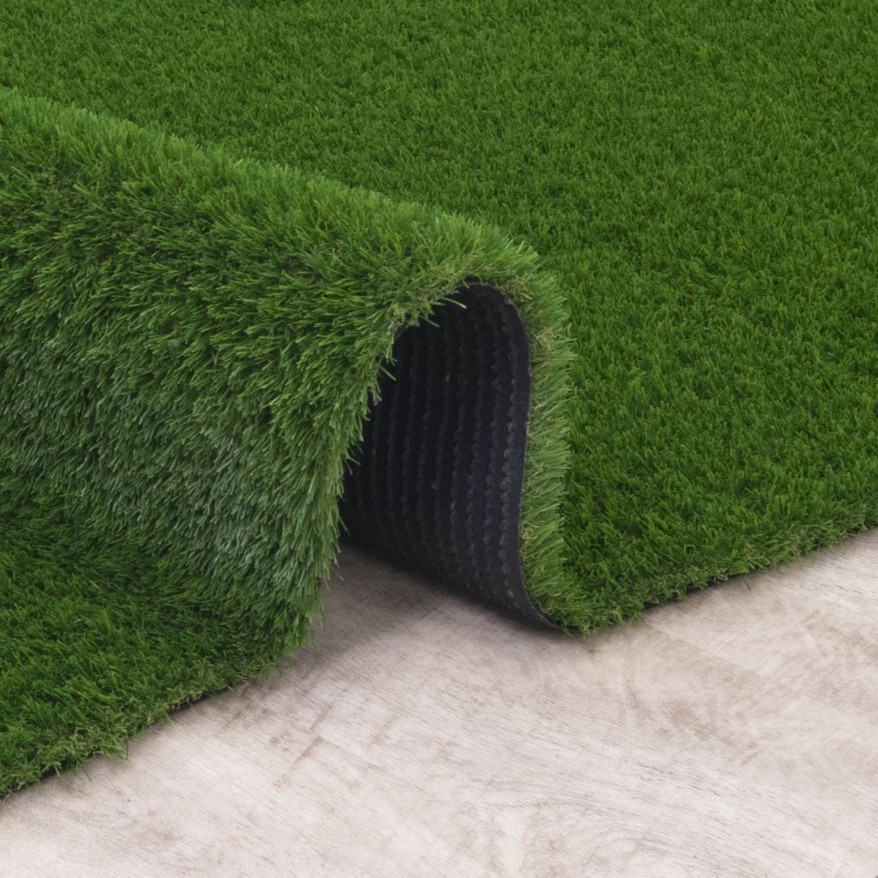Home Floor Decorative Polyethylene Greenspace 6' X 9' Jellybean Area Rug - Green