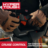 Open Box Hyper Tough 460 CFM 110 MPH 20V Brushless Cordless Leaf Blower with 20V Max 4.0Ah Battery and Charging Cable