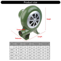 Electric Forges Blower for Blacksmiths Metalworking Ventilation Equipment Blacksmith Coal Forges Accessories Simple to Use