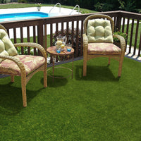 Home Floor Decorative Polyethylene Greenspace 6' X 9' Jellybean Area Rug - Green