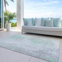 Dalyn Rugs Machine Washable Indoor/Outdoor Chantille Mint 10' x 14' Rug