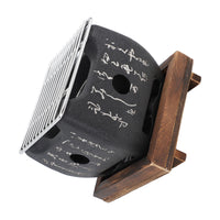 Japanese Script Food Charcoal Stove Multi Functional Fast Heating Mini Portable Barbecue for Grilling Family Large Square 5.9 X 5.3in