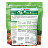 Dr. Earth Organic & Natural Home Grown Tomato and Vegetable Food, 4-6-3 Fertilizer, 4 lb.