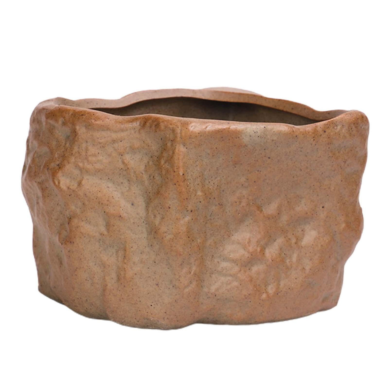 Ceramic Pot Plants Growing Pot Modern Style Planter with Drainage Hole Bonsai Plants Pot for Home Outdoor Desk Festival Decoration Style B and Large