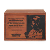Open Box Better Wood Products Protect the Parks Firestarter Crate, Yellowstone