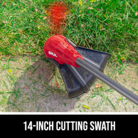 SKIL PWR CORE  Brushless  40V 14-inch Cordless String Trimmer, Twist Load, 2.0Ah Battery and Charger,  LT1400C-11