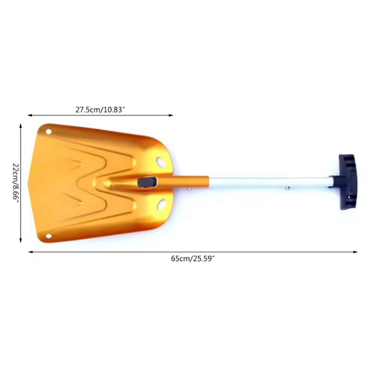 Light Sport Utility Shovel Foldable Snow Shovel Winter Snow Remover Metal
