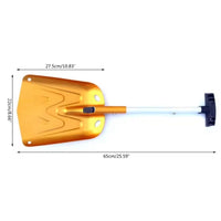 Light Sport Utility Shovel Foldable Snow Shovel Winter Snow Remover Metal