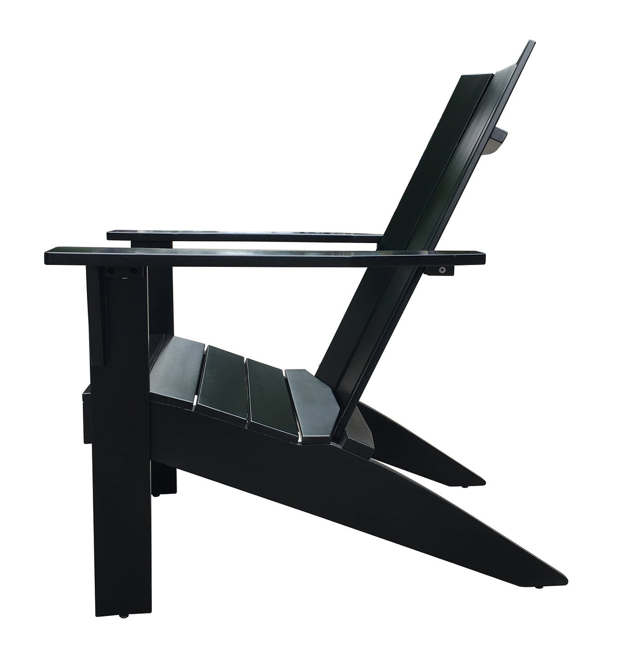 Mainstays Wood Modern Adirondack Chair, Black Color