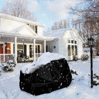 B Tractor Mower Protective Cover With Oxford Cloth Material, Snow And Weather Resistant Design For Lawn Equipment, Garden Tool Storage And Winter Protection