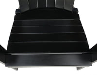 Mainstays Wood Outdoor Adirondack Chair, Black