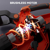AIVOLT 3-in-1  600 CFM 40V Battery Handheld Leaf Blower & Vacuum, Brushless Mulcher